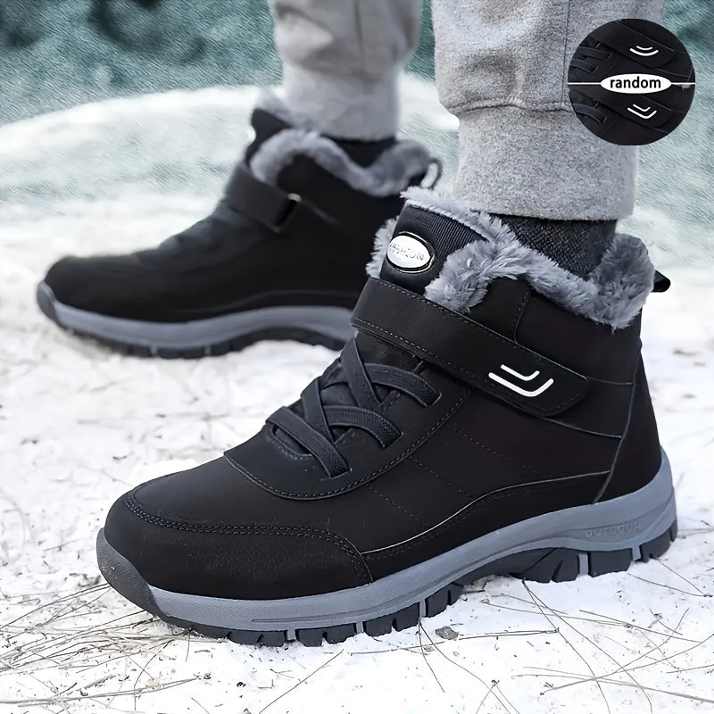 Thermal Hiking Boots Non Slip with Hook & Loop Fastener Waterproof