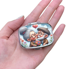 Decorative Pill Organizer for Elderly Couple