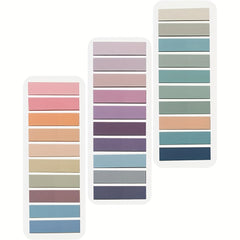 600 Morandi Book Page Tabs Sticky Notes for Markers & Indexing