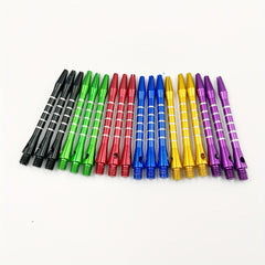18pcs Colorful Aluminum Dart Shafts Lightweight Durable Stems