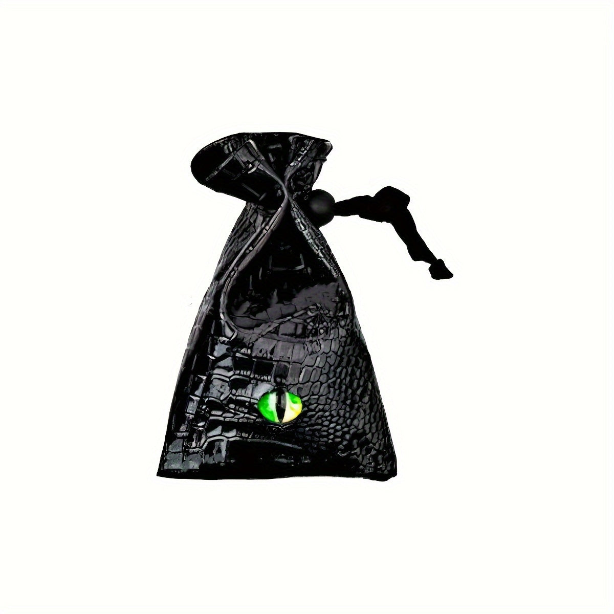 Crocodile Pattern Drawstring Dice Pouch Coin Storage Bag