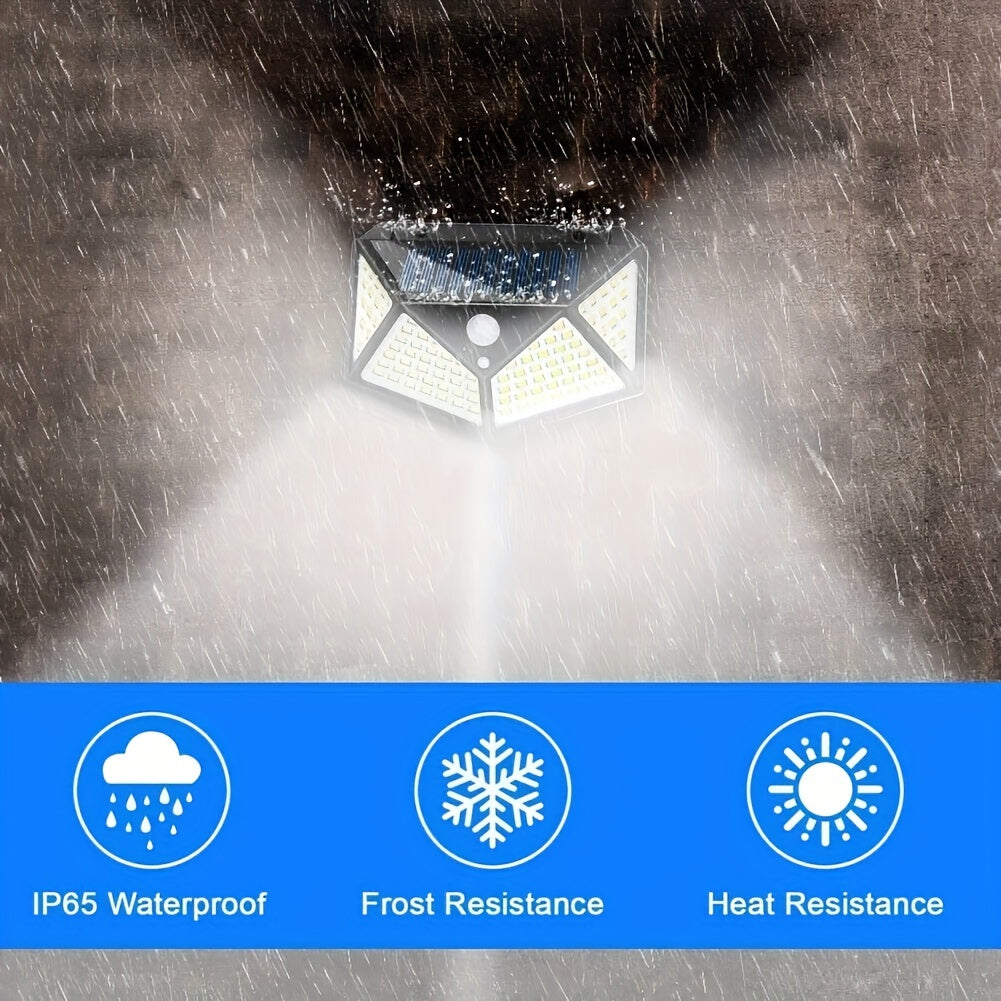 Solar Courtyard Wall Light Home Garden Waterproof LED Street Lights