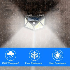 Solar Courtyard Wall Light Home Garden Waterproof LED Street Lights