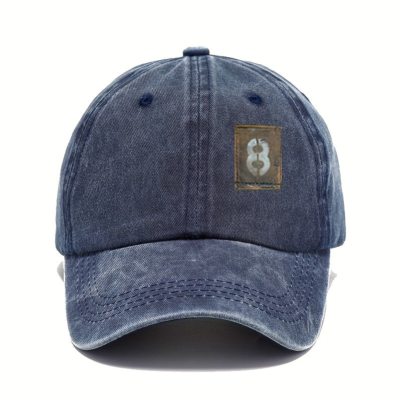 Distressed Vintage Baseball Cap Printed Hat