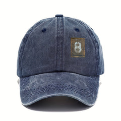 Distressed Vintage Baseball Cap Printed Hat