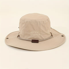 Western Sun Hat Beige Boonie Hat Unisex UV Protection