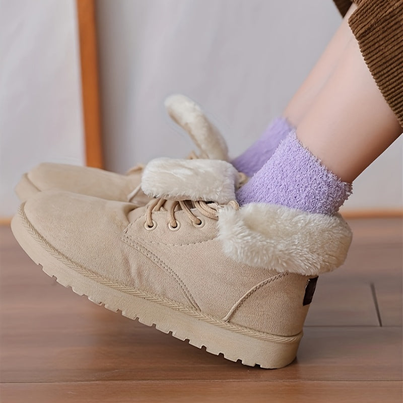 5 Pairs Fuzzy Socks Comfy & Warm Women's Mid Tube Stockings