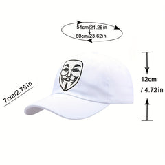 Cartoon Character Face Embroidered Baseball Cap