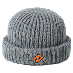 Men's Winter Embroidered Knitted Cap