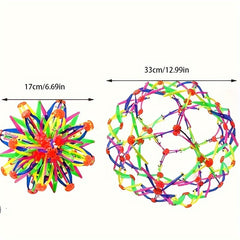 Colorful Expandable Stress Ball Rainbow Sensory Fidget Ball