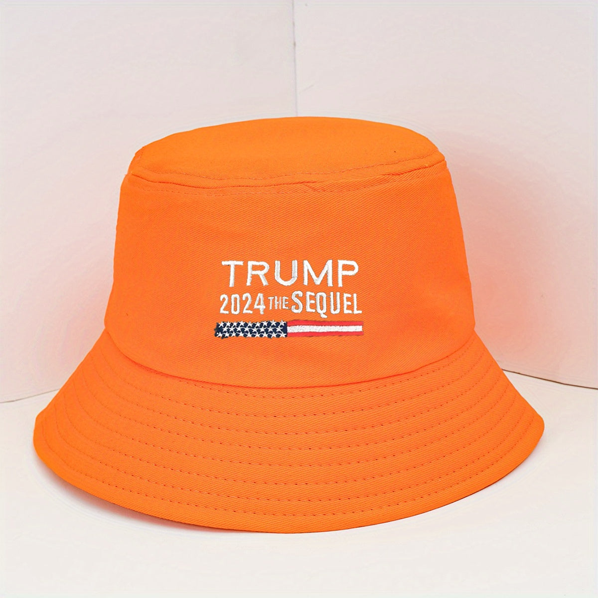 Embroidery Bucket Hat Cotton Sunshade Fisherm