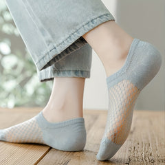 5 Pairs Geometric Pattern Low Cut Ankle Socks for Women