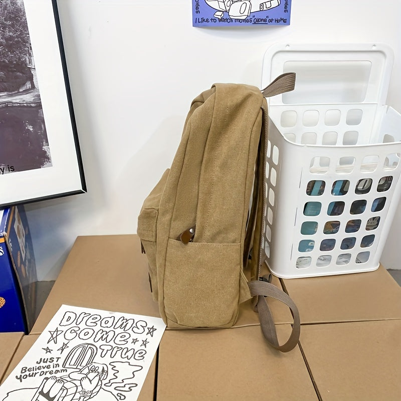 Canvas Backpack Large Capacity