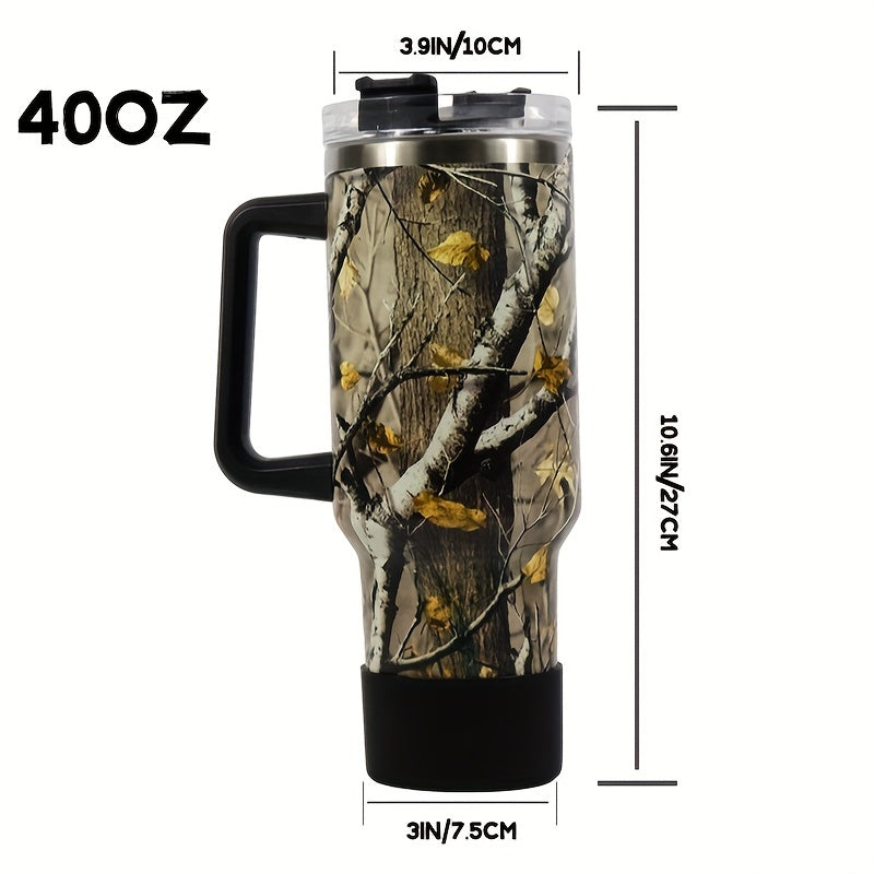 40oz Stainless Steel Insulated Water Bottle for Camping Hiking