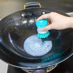 Automatic Press Type Bowl Brush - Multifunctional Cleaning Brush