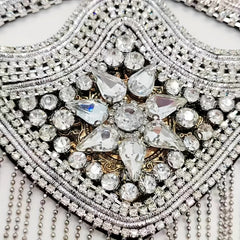 Floral Patch Shoulder Pads for Suits
