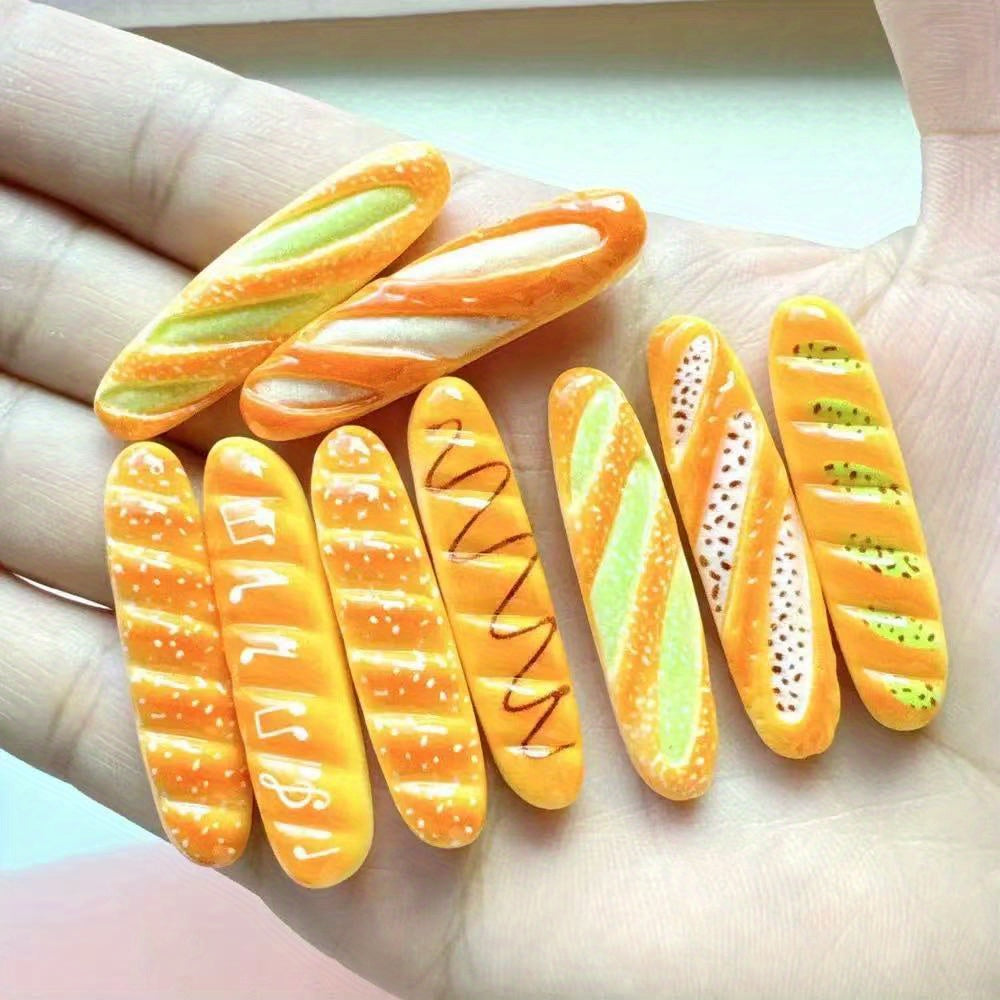 Baguette Food Play Set DIY Crafts Cream Glue Creative Fun Durable Accessory