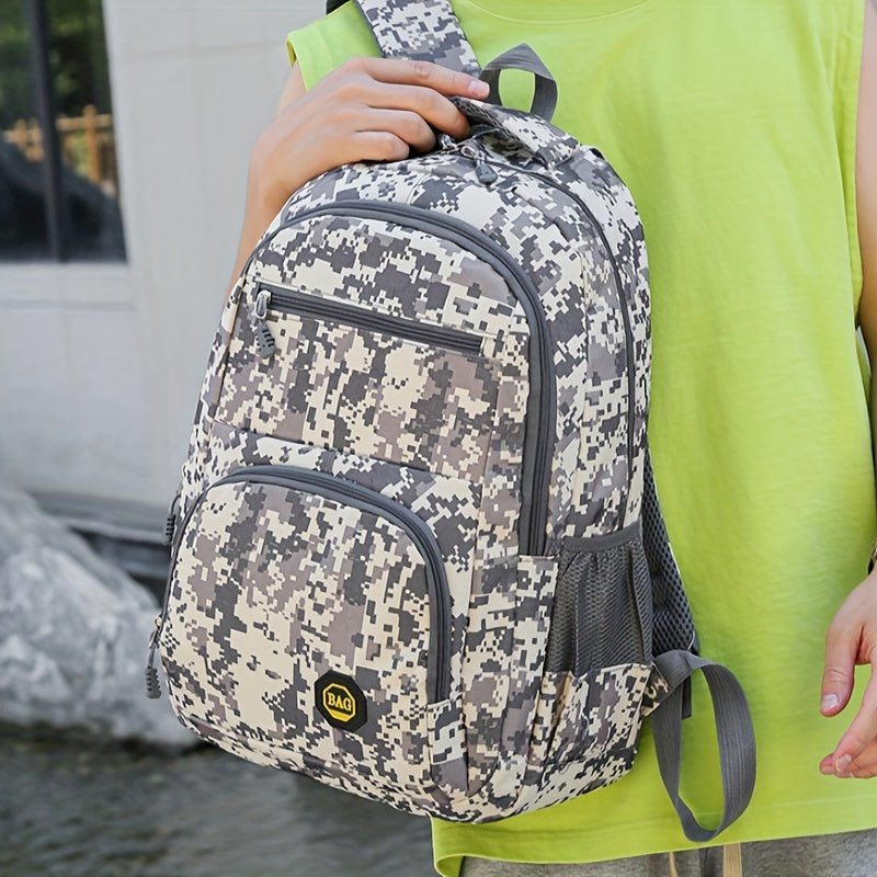 Camouflage Sports Backpack Large Capacity Outdoor Hiking Bag