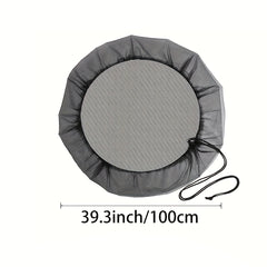 Mesh Cover For Rain Barrel - Screen Water Bucket Covers Net With Drawstring