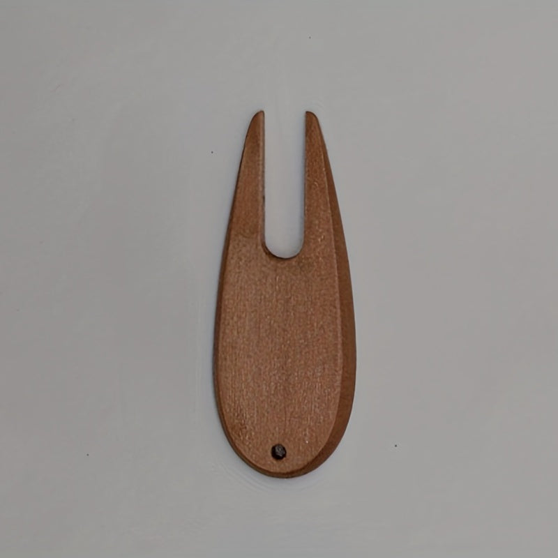 Wooden Golf Green Fork Ball Fork Bamboo Golf Repair Fork Golf Supplies