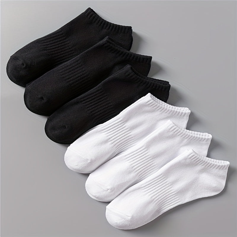 6 Pairs Lightweight Ankle Socks Women's Stockings & Hosiery