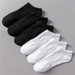 6 Pairs Lightweight Ankle Socks Women's Stockings & Hosiery