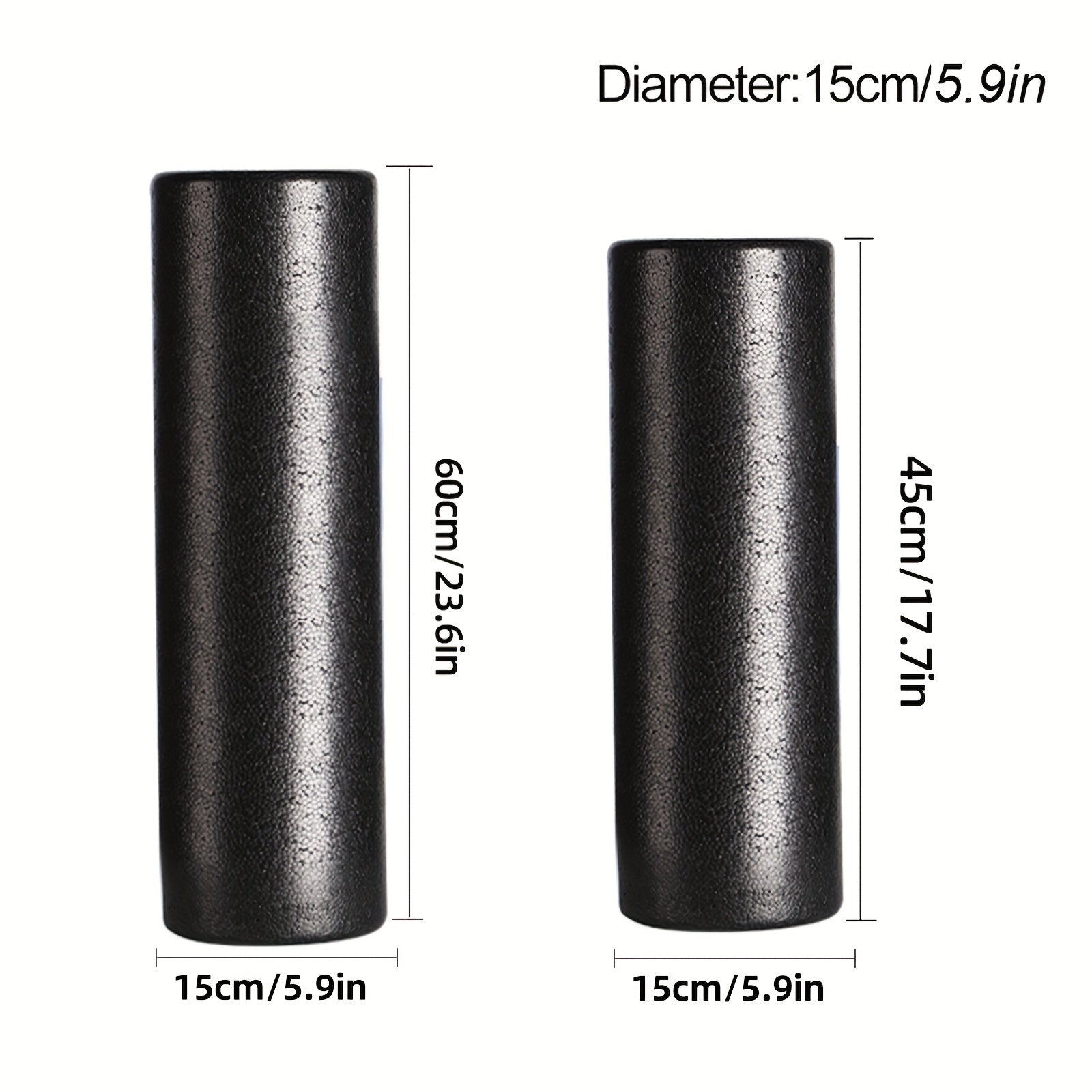 Deep Tissue Yoga Block and Foam Roller Set