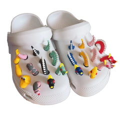 3D Dragon Charms Set for Crocs Shoes - Boys Children Decoration