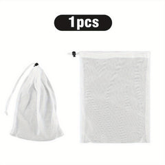 8pcs Pool Vacuum Filter Bags Fine Mesh Bags Reusable Fine Sewn Mesh Filter Bags