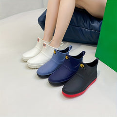 Women's Waterproof Non slip Ankle Rain Boots
