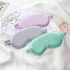 Double Sided Soft Sleep Eye Mask Solid Blackout Blindfold