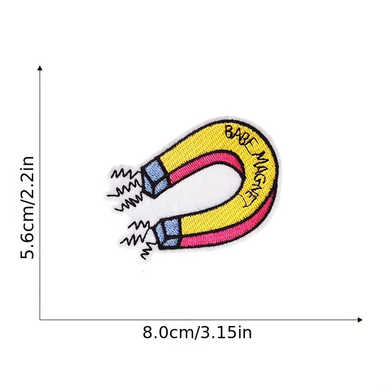 25pcs Cartoon Embroidered Patch Sew On Applique DIY Crafts Clothing Repair