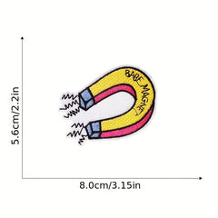 25pcs Cartoon Embroidered Patch Sew On Applique DIY Crafts Clothing Repair