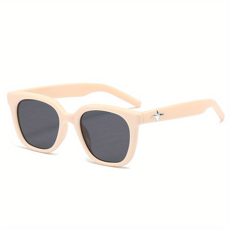 Retro Square Frame Sunglasses for Outdoor Travel, Cycling, Driving