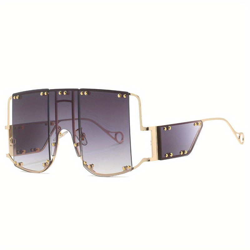 Men's Square Frame Sunglasses UV Protection