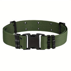 Durable Tactical Belt with Quick Release Buckle for Outdoor Activities