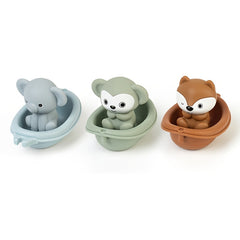 Stackable Bath Boats Toy for Kids & Toddlers Bathtub Water Play