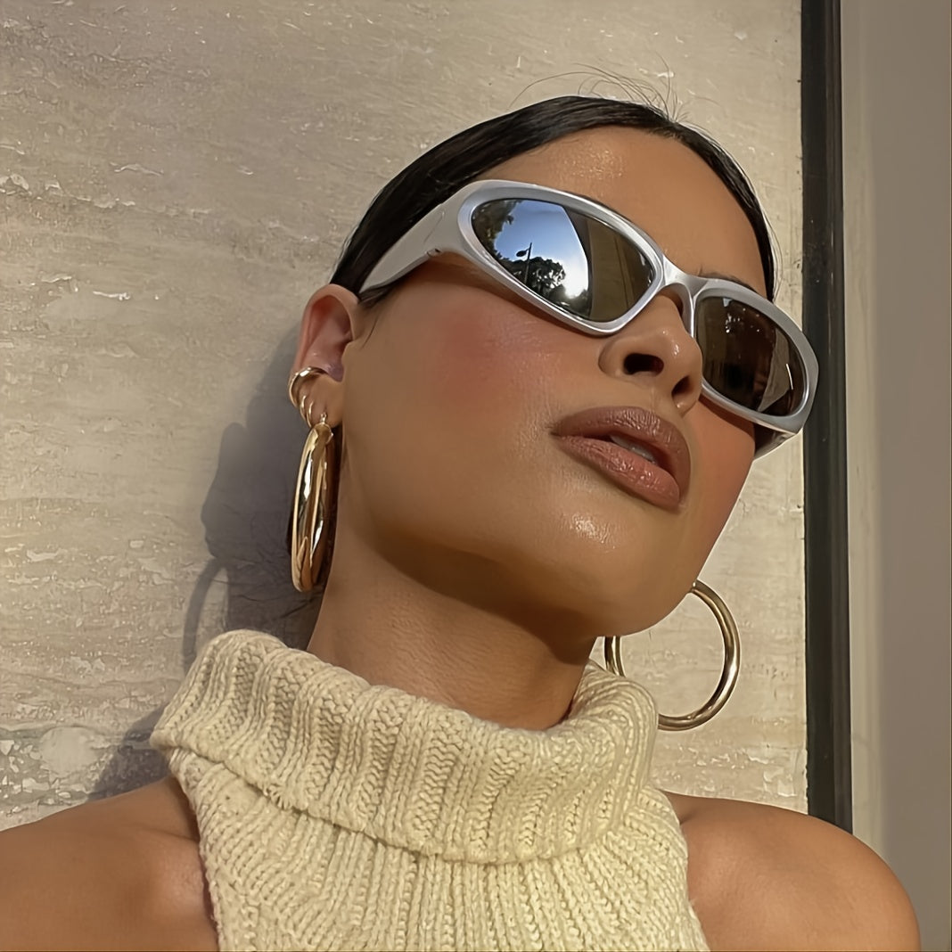 Steampunk Y2K Sunglasses Vintage Shades Punk Eyewear