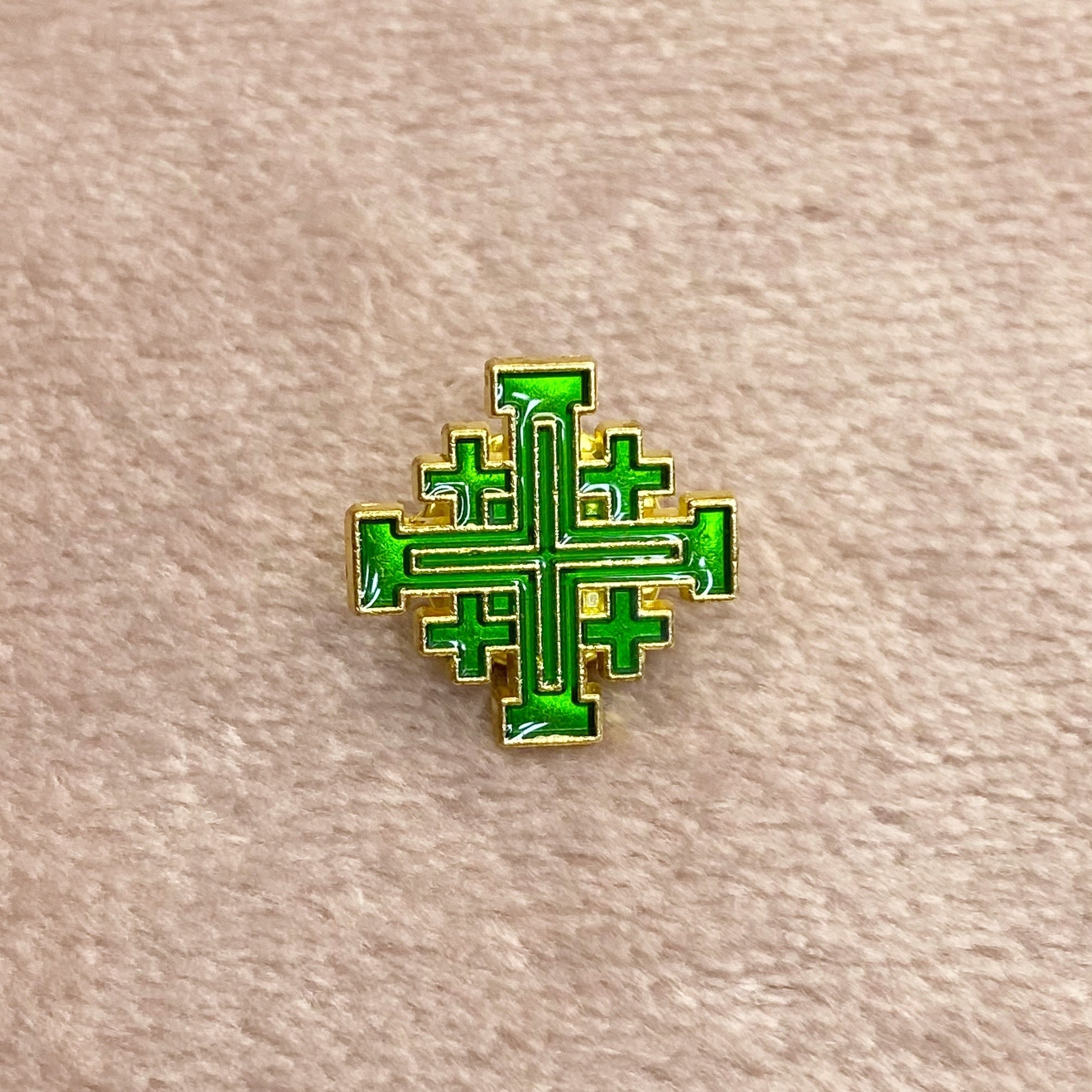 1pc Vintage Metal Brooch Backpack Accessories Holiday Blessing Gift