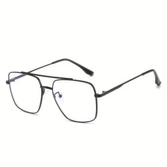 Clear Lens Glasses for Students Metal Nearsighted Spectacles