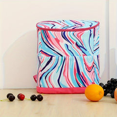 DANCURKEY Insulated Cooler Backpack Leakproof Lightweight Nylon Lunch Bag