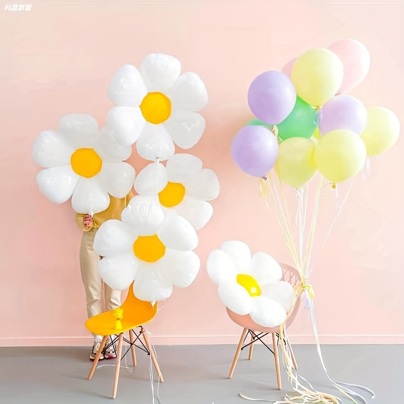137pcs Daisy Balloon Garland Arch Kit Celebration Decor