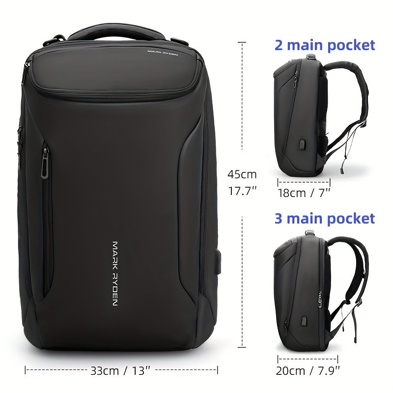 17 inch Business Computer Backpack Large Capacity Travel Bag