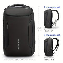 17 inch Business Computer Backpack Large Capacity Travel Bag