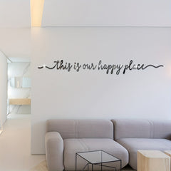 5pcs Quote Mirror Wall Sticker Acrylic Adhesive Home Decor Room Decoration