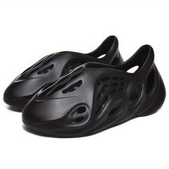 Hollow Out Closed Toe Foam Clogs Slippers Non Slip Beach Sandals