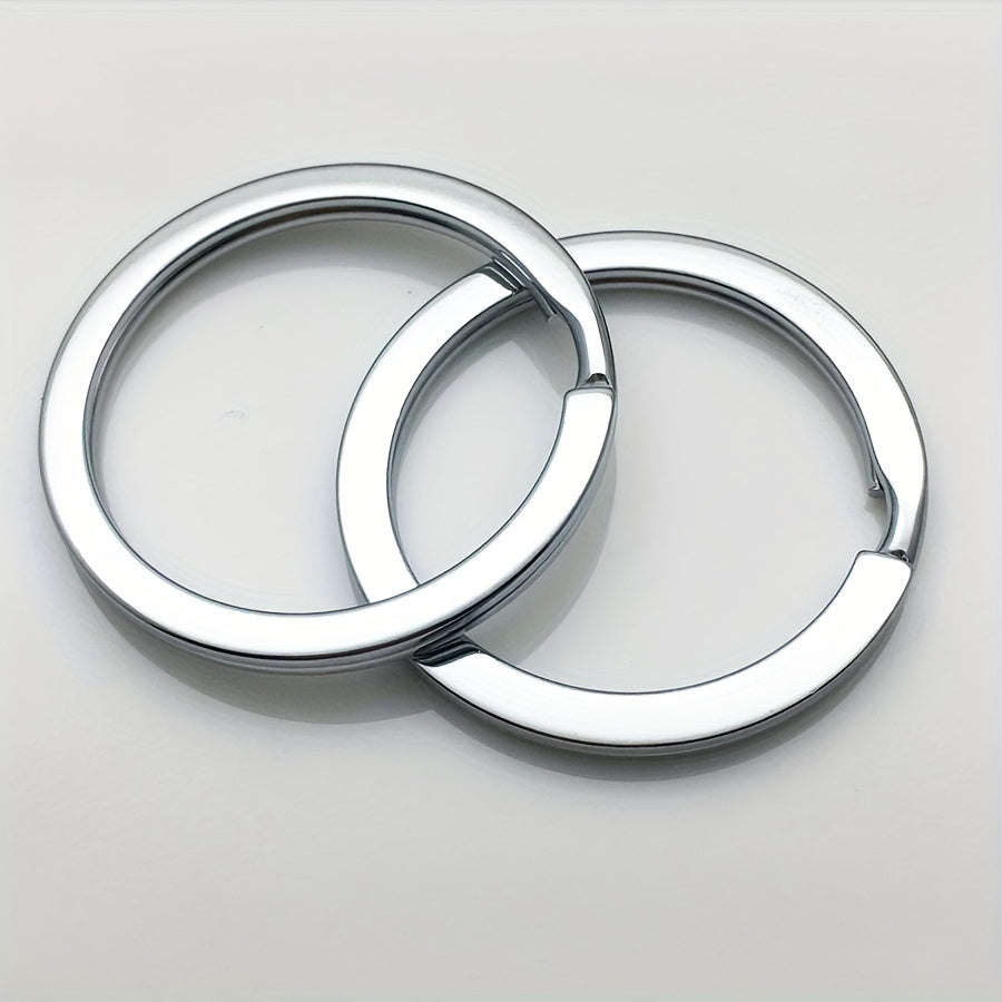 10pcs Stainless Steel Key Ring for Backpack Bag