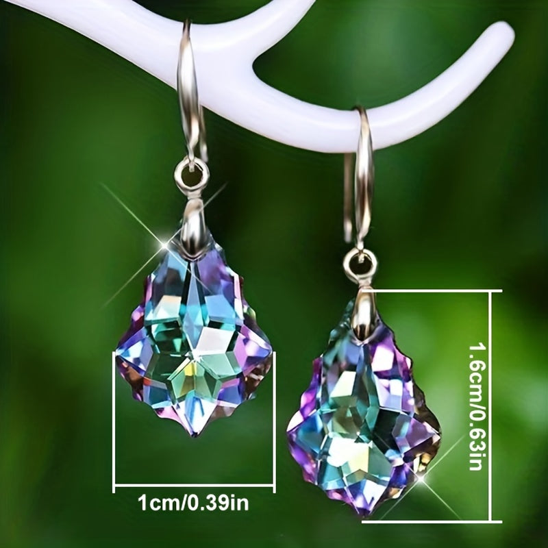 Droplet Rhinestone Earrings Men's Casual Jewelry Gift
