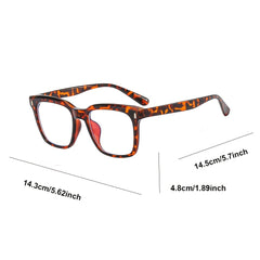 Large Square Frame Glasses Light Blocking Glasses Computer Goggles