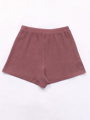 Comfy Lace Up Lounge Shorts Soft Womens Loungewear